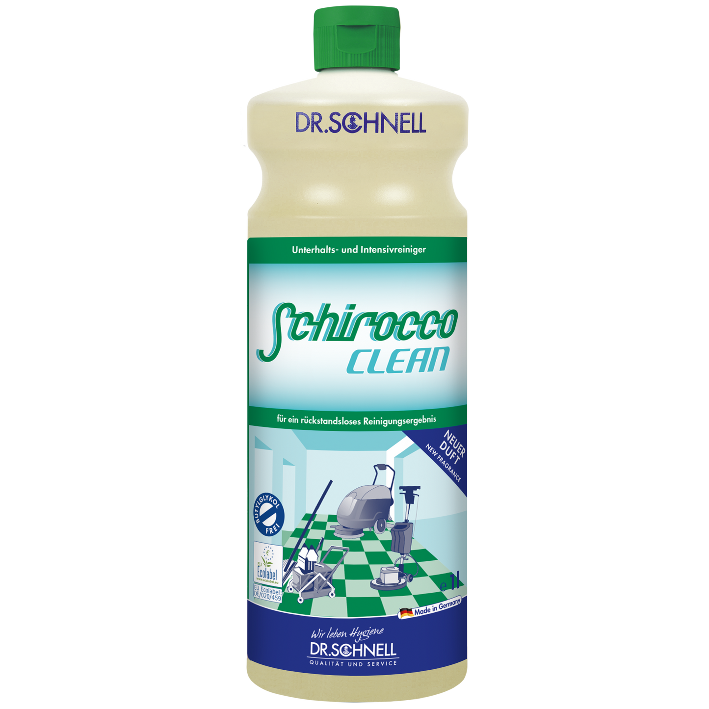 Dr. Schnell Bodenreiniger SCHIROCCO CLEAN, Konzentrat - 1 Liter - Flasche