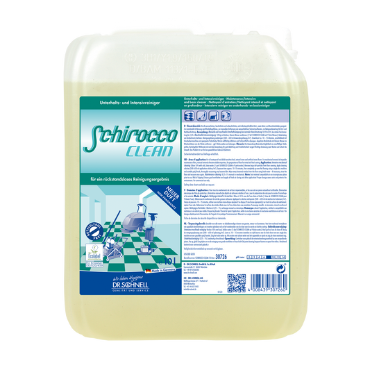 Dr. Schnell Bodenreiniger SCHIROCCO CLEAN, Konzentrat - 10 Liter - Kanister