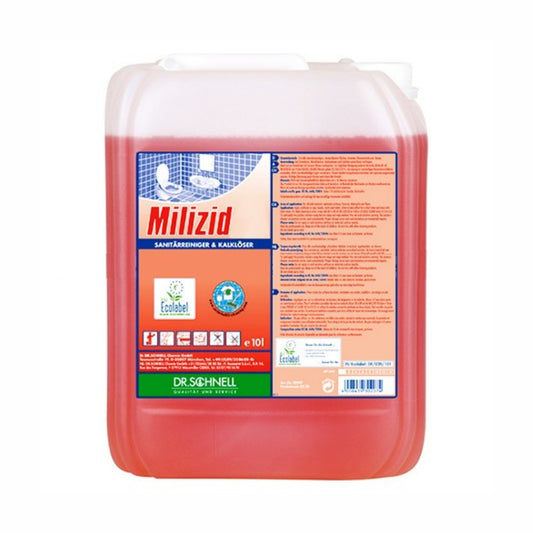 Dr. Schnell MILIZID Sanitärreiniger, Konzentrat - 10 Liter - Flasche