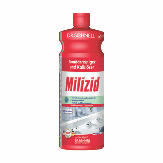 Dr. Schnell MILIZID Sanitärreiniger, Konzentrat - 1 Liter - Flasche