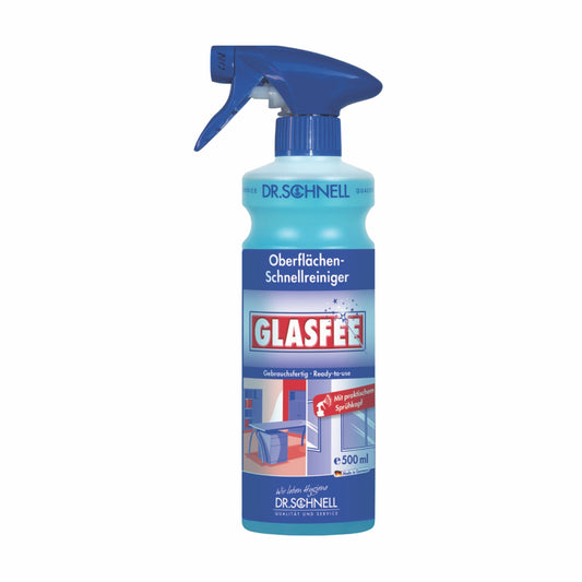 Dr. Schnell Glasreiniger GLASFEE, gebrauchsfertig - 0,5 Liter - Kanister